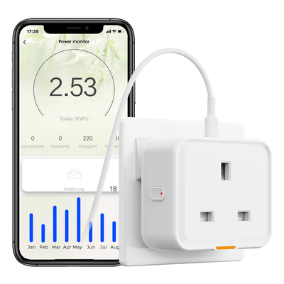 شراء تويا ذكي بيت Plug UK Socket Travel Adapter Conversion Outlet APP الصوت يعمل مع اليكسا نوع C 16A واي فاي RF433 التصنيع عبر الإنترنت
