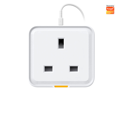 وصلة تويا المنزلية الذكية: محول السفر المملكة المتحدة مع النوع C ، 16A WiFi RF433 ، التطبيق والتحكم الصوتي ، متوافق مع أليكسا