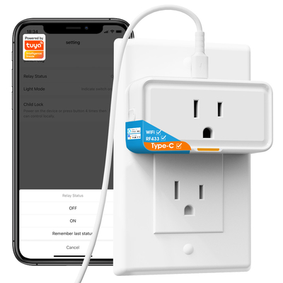 سعر جيد تويا سوكت مانيتور الطاقة وصلة APP صوت يعمل مع أليكسا جوجل هوم الذكية النوع c WiFi RF433 وصلة منفذ الانترنت
