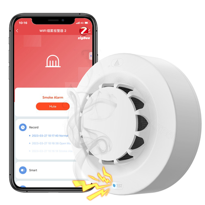 سعر جيد جهاز زيجبي ذكي Smoke Sensor Alarm تويا90 dB جهاز إنذار الحريق جهاز الكشف عن الحرائق الانترنت