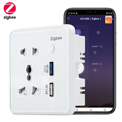 سعر جيد زيغ بي وول سوكت ذكي زجاج متشدد شاحن سريع سريع 3.0 نحنB وقت الشحن جوجل هوم أليكسا توياوس الاتحاد الأوروبي المملكة المتحدة الانترنت