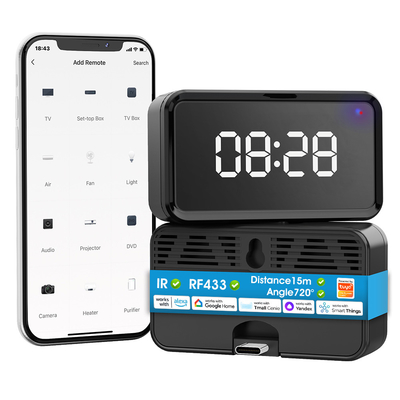 سعر جيد WiFi IR RF433 التحكم عن بعد عالمية الذكية لتليفزيون تكييف الهواء وأكثر من ذلك مع Alexa Google Voice Control و Tuya التكامل الانترنت
