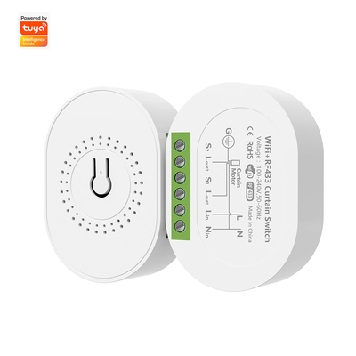 سعر جيد SMATRUL Tuya WiFi RF433 Smart Curtain Switch Module، مصممة للشاشات الكهربائية، تعمل مع Alexa و Google Home الانترنت