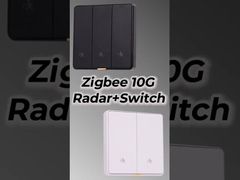 تويا ZigBee رادار جهاز استشعار الحركة مفتاح الاستشعار لا منزل ذكي محايد الاتحاد الأوروبي ضوء الحائط زر أطفاء